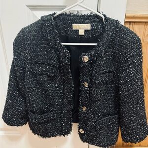 Michael Kors Black Tweed Women's Blazer